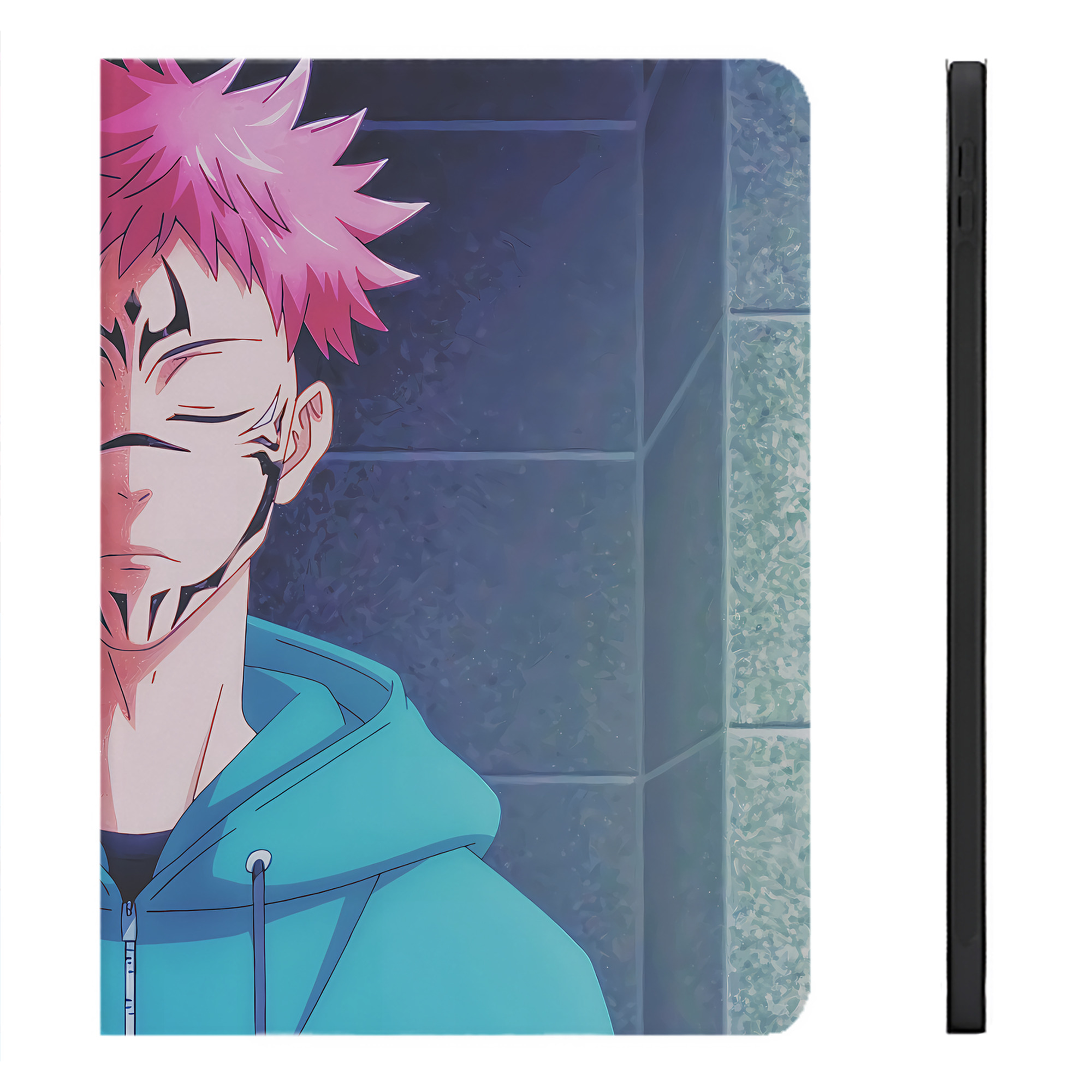 （画像用） 呪術廻戦 Jujutsu Kaisen IPadケース ペンホルダー付き ブックスタイルデザイン